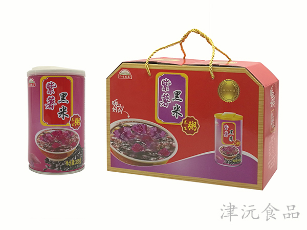 紫薯黑米多边屋形礼盒